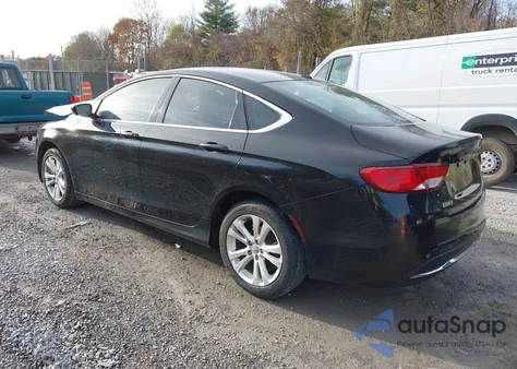 2015 Chrysler 200 Limited z USA, uszkodzony, nr VIN 1C3CCCAB4FN749423